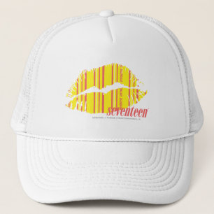 Thin Stripes Yellow Trucker Hat