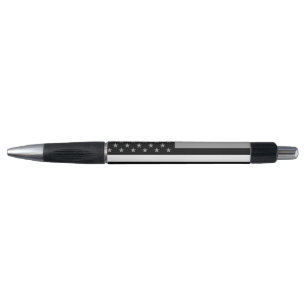 Thin White Line  Flag EMT EMS Paramedic Pen