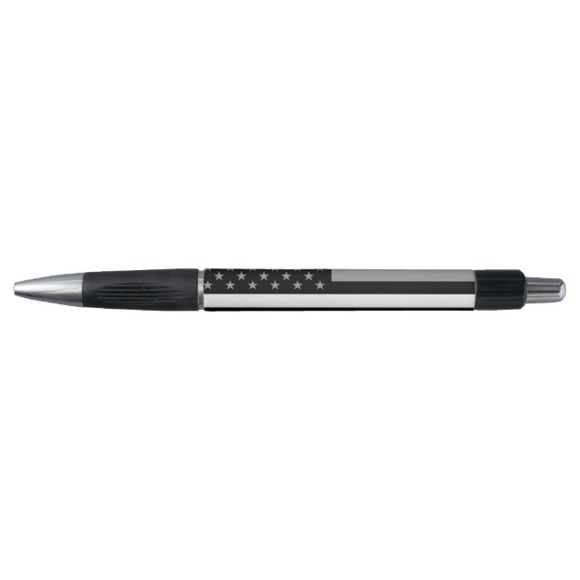 Thin White Line  Flag EMT EMS Paramedic Pen (Front)