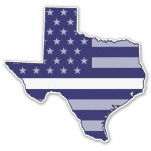 Thin White Line Flag Texas