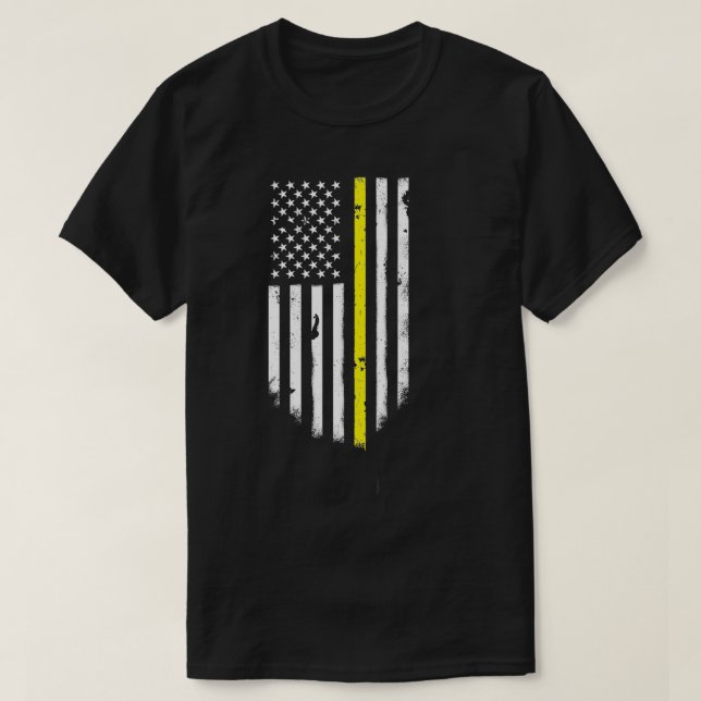 Thin Yellow Line American Flag  Cool Flags Top  (Design Front)
