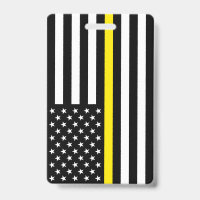 Thin Yellow Line Dispatchers Flag