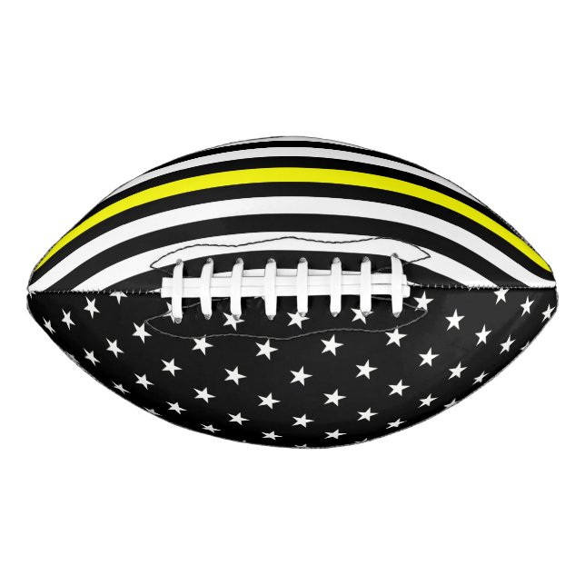 Thin Yellow Line Flag American Football (Front)