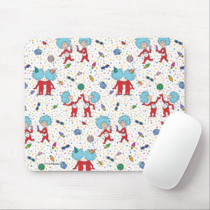 Thing 1 Thing 2 Celebration Pattern Mouse Mat