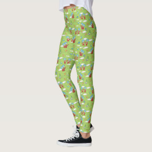 Thing 1 Thing 2 Flying Kite Things Pattern Leggings