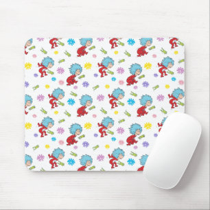 Thing 1 Thing 2 Hoppy Frog Things Pattern Mouse Mat