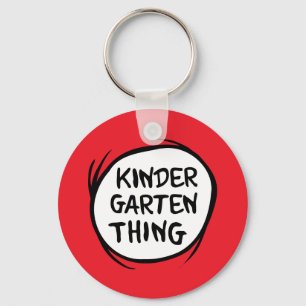 Thing 1 Thing 2 - Kindergarten Thing Key Ring