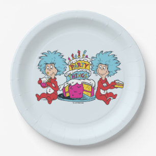 Thing 1 Thing 2 Party Things Paper Plate