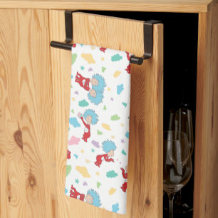 Thing 1 Thing 2 Sweet Things Pattern Tea Towel
