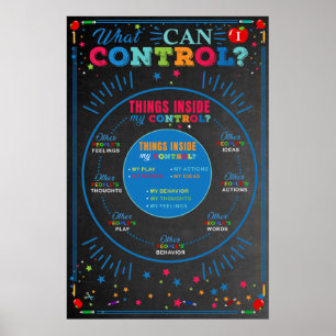 Thing I Can Control Poster, Counsellor Wall Art