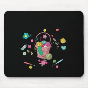 Thing I Do In My Spare Time Crochet Funny Crocheti Mouse Mat