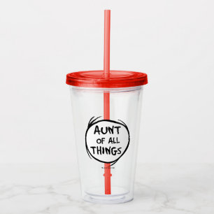 Thing One Thing Two - Aunt of all Things Acrylic Tumbler