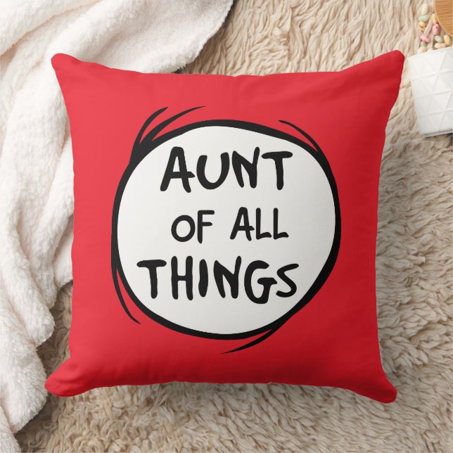 Thing One Thing Two - Aunt of all Things Cushion (Blanket)