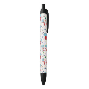 Thing One Thing Two Celebration Pattern Black Ink Pen