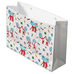Thing One Thing Two Celebration Pattern Large Gift Bag