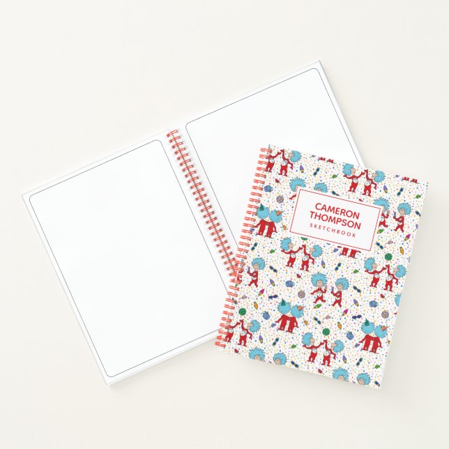 Thing One Thing Two Celebration Pattern Notebook (Inside)