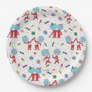 Thing One Thing Two Celebration Pattern Paper Plate