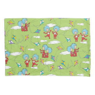 Thing One Thing Two Flying Kite Things Pattern Pillowcase