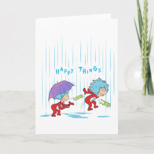 Thing One Thing Two Happy Things Card
