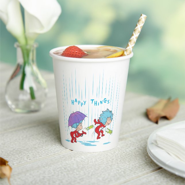 Thing One Thing Two Happy Things Paper Cups (Insitu)
