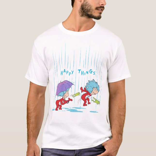 Thing One Thing Two Happy Things T-Shirt (Front)