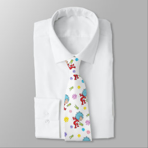 Thing One Thing Two Hoppy Frog Things Pattern Tie