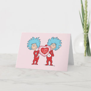 Thing One Thing Two I Love You Card