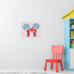 Thing One Thing Two I Love You Poster