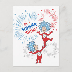 Thing One Thing Two It's A Summer Thing Postcard