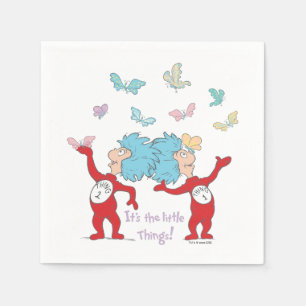 Thing One Thing Two It's The Little Things! Napkin