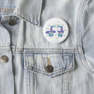 Thing One Thing Two Kind of a Batty Thing 6 Cm Round Badge