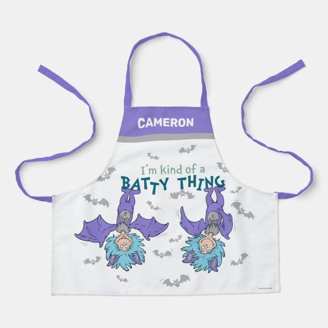 Thing One Thing Two Kind of a Batty Thing Apron (Front)