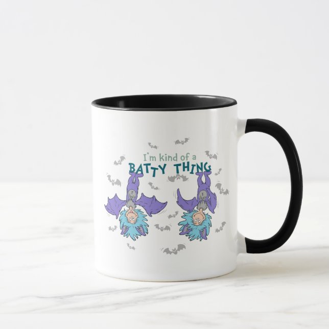 Thing One Thing Two Kind of a Batty Thing Mug (Right)