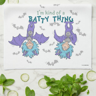 Thing One Thing Two Kind of a Batty Thing Tea Towel