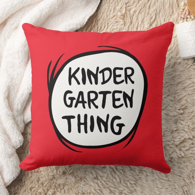 Thing One Thing Two - Kindergarten Thing Cushion (Blanket)