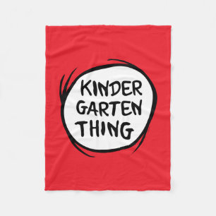 Thing One Thing Two - Kindergarten Thing Fleece Blanket