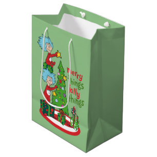 Thing One Thing Two Merry Things Jolly Things Medium Gift Bag