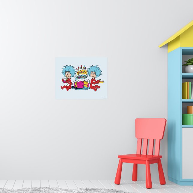 Thing One Thing Two Party Things Poster (Nursery 1)