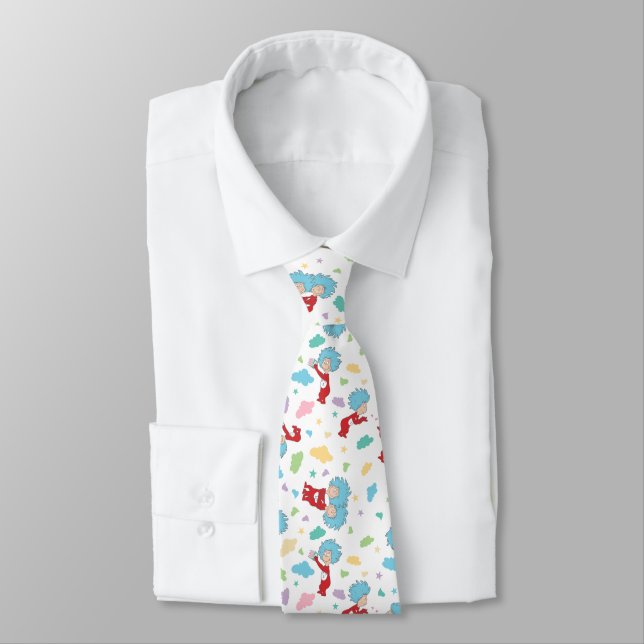 Thing One Thing Two Sweet Things Pattern Tie (Tied)