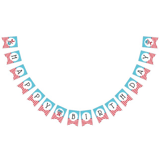 Thing One Thing Two | Twins Birthday Bunting (All)