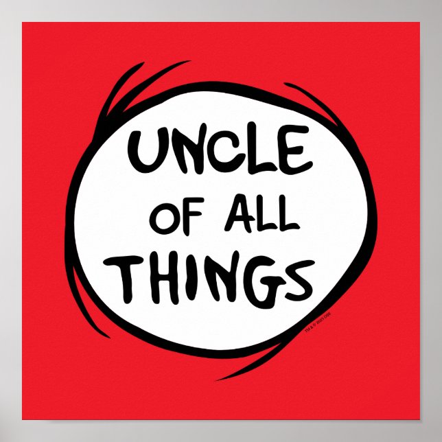 Thing One Thing Two - Uncle of all Things Poster (Front)