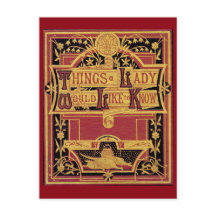 Things A Lady Postcard