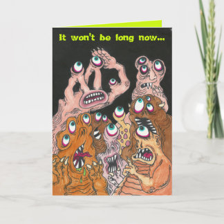 "THINGS ARE LOOKING UP" Encouragement Monster Card