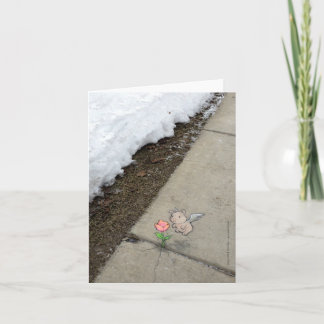 things as unlikely as springtime card