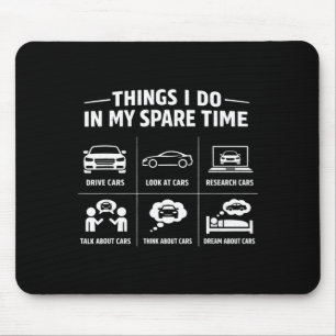 Things do in spare time mechanic garage carThings Mouse Mat