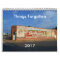 Things Forgotten 2017 Calendar
