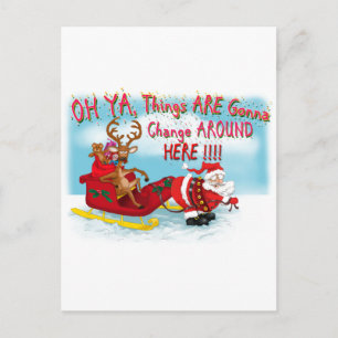 Things Gonna Change around Here Postcard