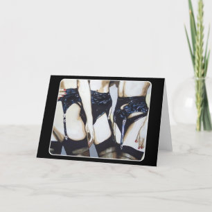 'Things Happen When the Party Winds Down' Painting Thank You Card