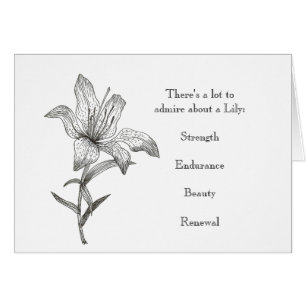 Things I admire about you Card