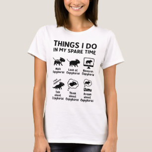 Things I Do In My Spare Time Capybara Funny Pet T-Shirt